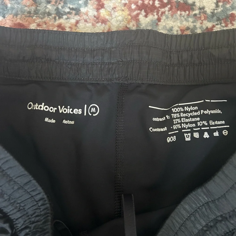 Outdoor Voices Black Athletic Shorts - Picture 2 of 4